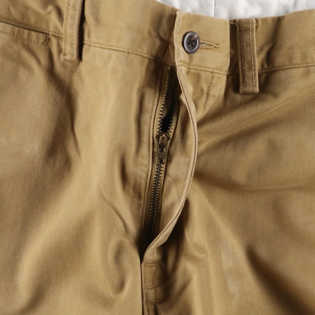 Ralph Lauren POLO RALPH LAUREN Men's Chino Pants, Size W33 cotton brown type Vintage Second Hand
