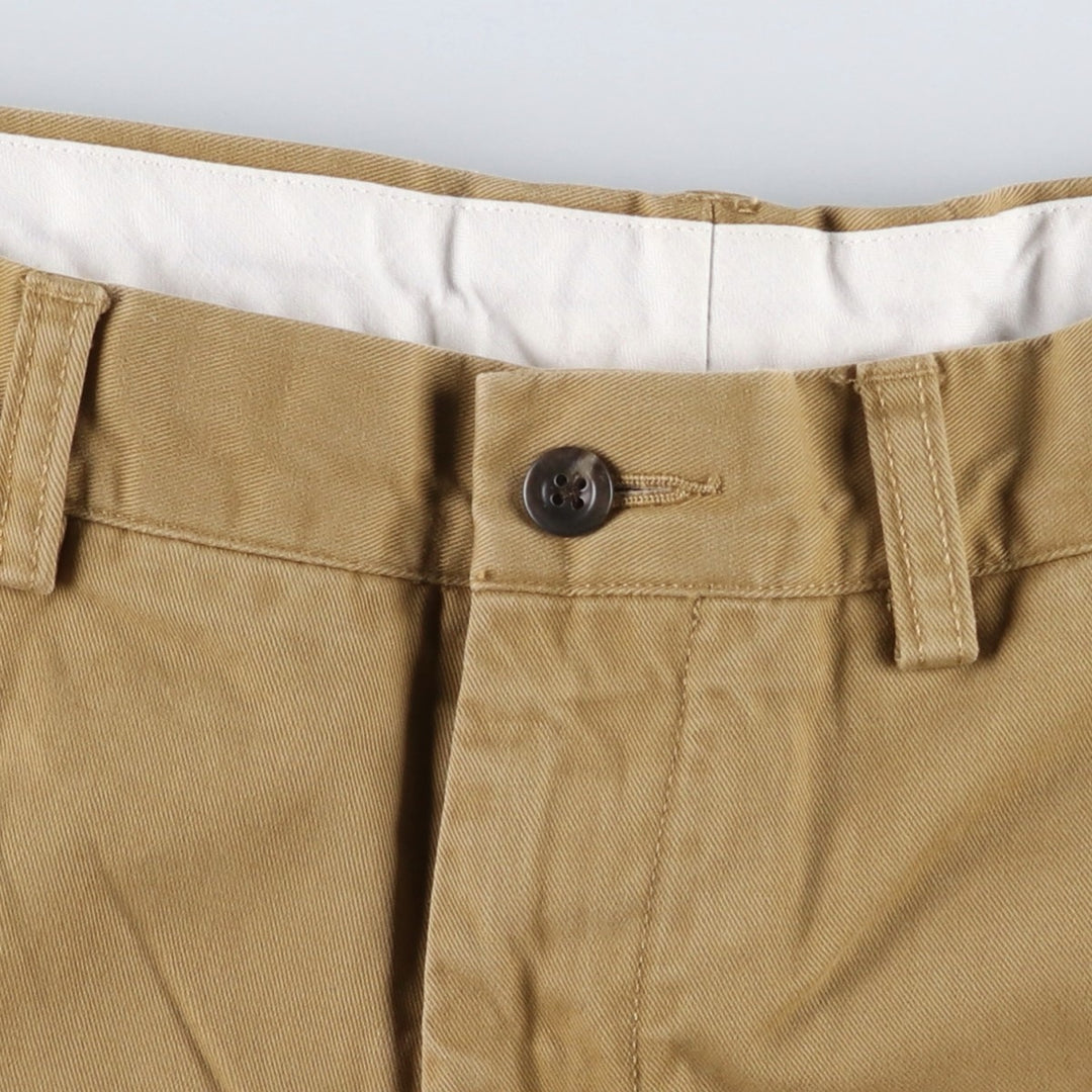 Ralph Lauren POLO RALPH LAUREN Men's Chino Pants, Size W33 cotton brown type Vintage Second Hand