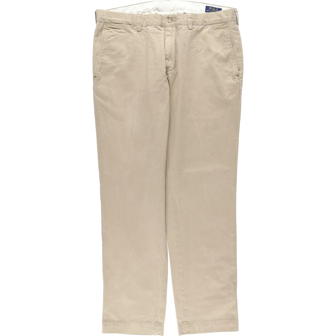 Ralph Lauren POLO RALPH LAUREN Slim Fit Chino Pants, Men's Size W36 (approx.) cotton beige type brown Vintage Second Hand