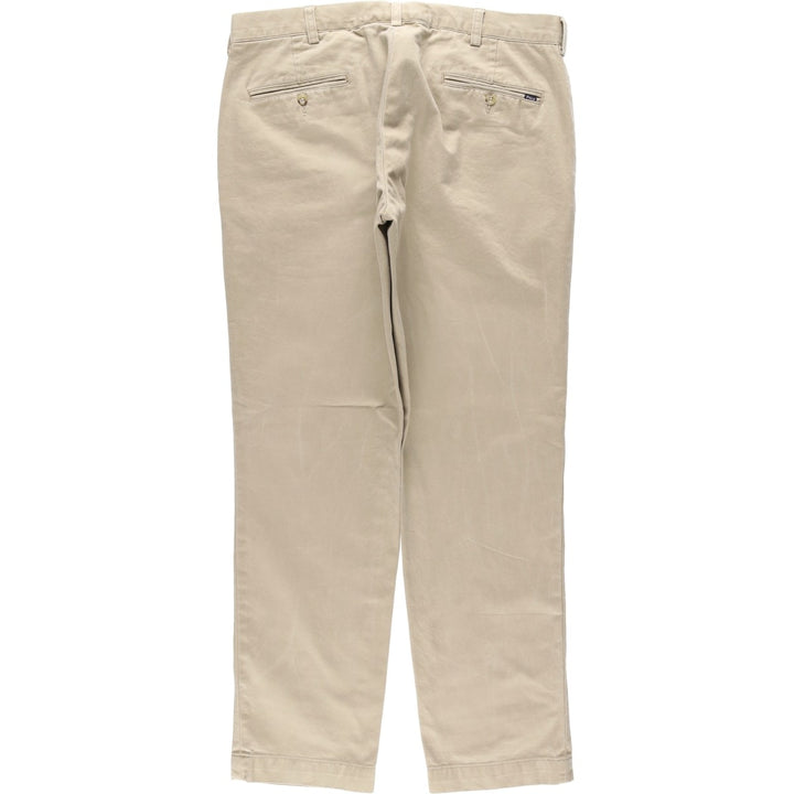 Ralph Lauren POLO RALPH LAUREN Slim Fit Chino Pants, Men's Size W36 (approx.) cotton beige type brown Vintage Second Hand