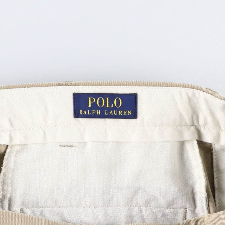 Ralph Lauren POLO RALPH LAUREN Slim Fit Chino Pants, Men's Size W36 (approx.) cotton beige type brown Vintage Second Hand