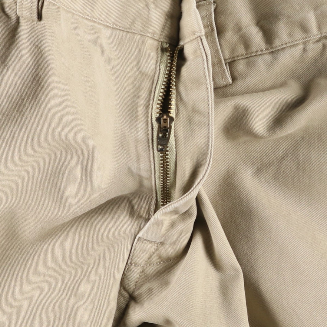 Ralph Lauren POLO RALPH LAUREN Slim Fit Chino Pants, Men's Size W36 (approx.) cotton beige type brown Vintage Second Hand