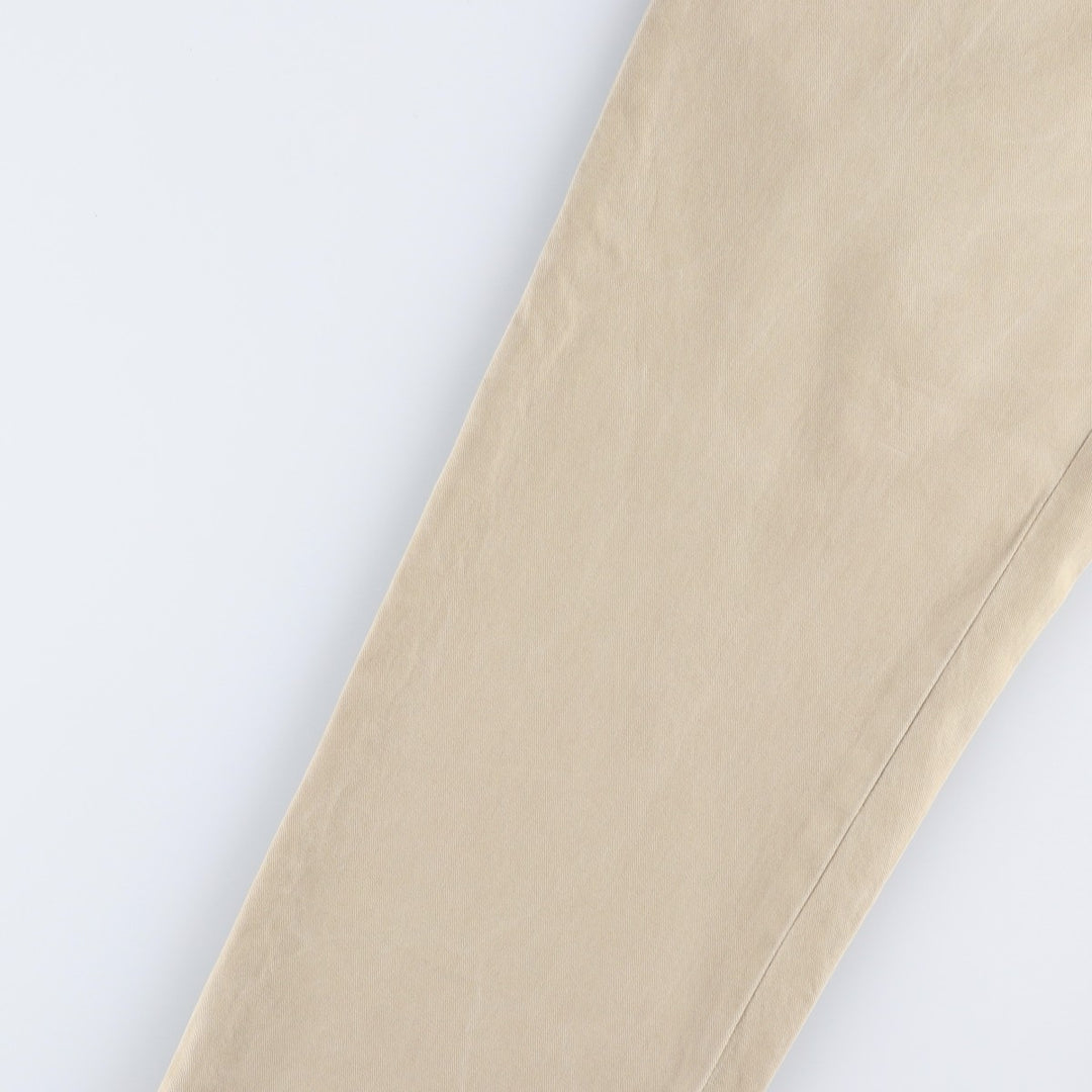 Ralph Lauren POLO RALPH LAUREN Slim Fit Chino Pants, Men's Size W36 (approx.) cotton beige type brown Vintage Second Hand