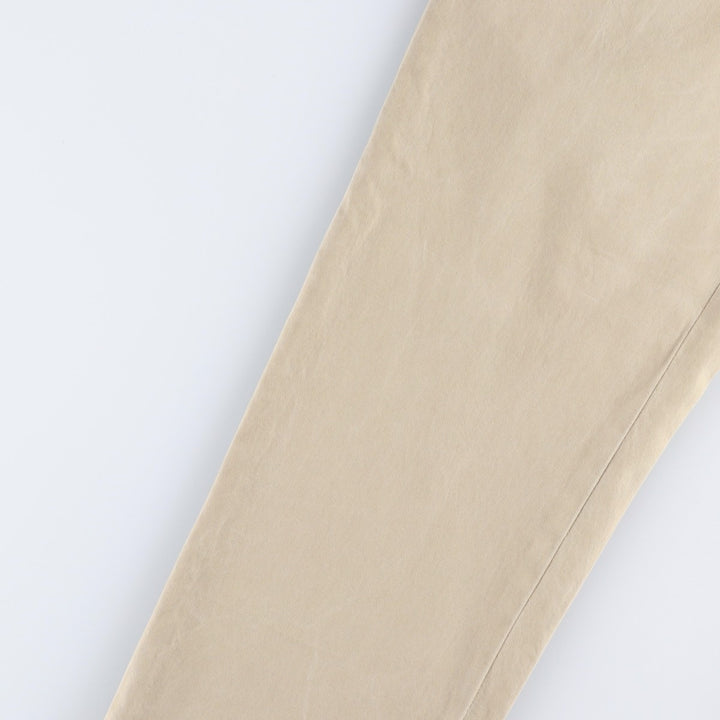 Ralph Lauren POLO RALPH LAUREN Slim Fit Chino Pants, Men's Size W36 (approx.) cotton beige type brown Vintage Second Hand