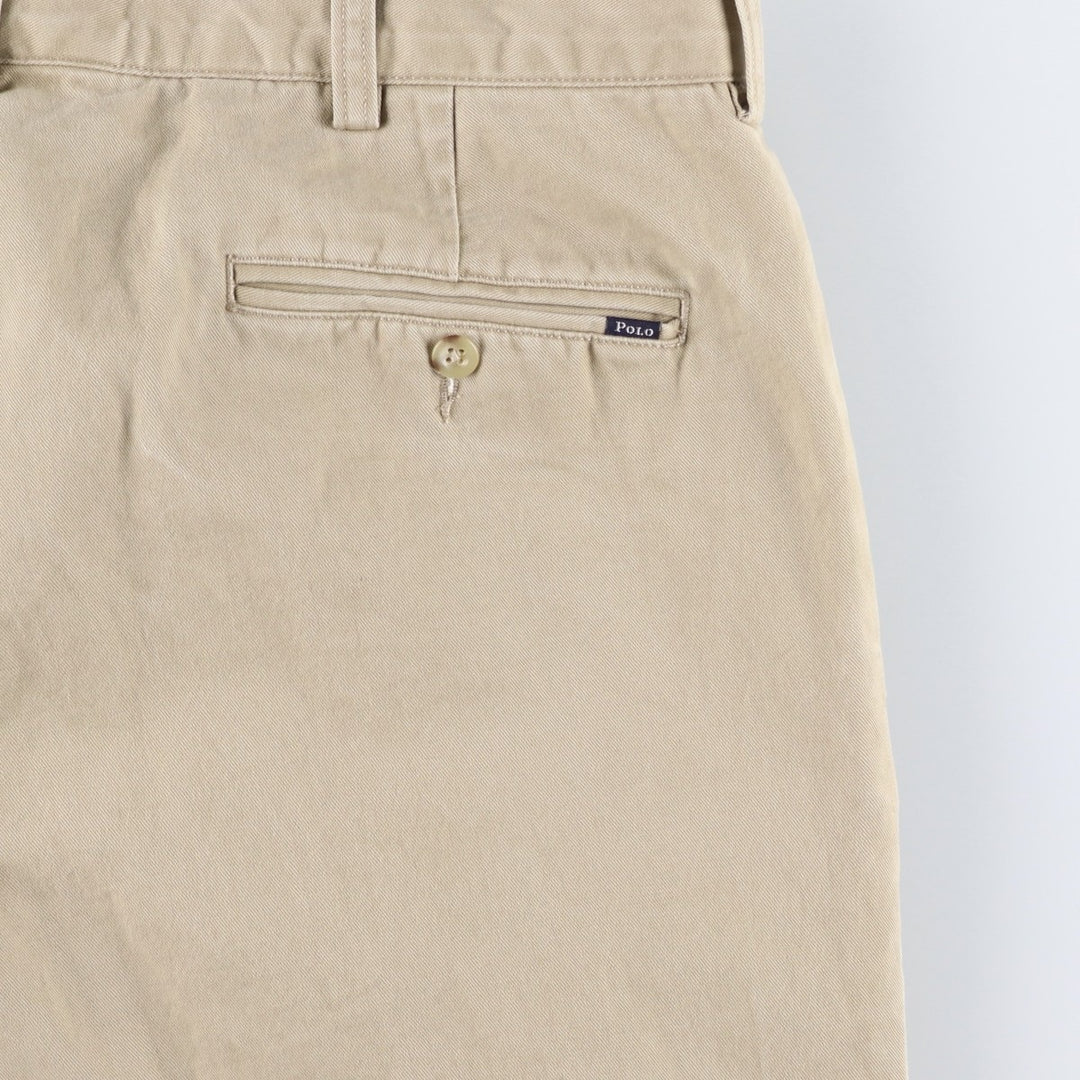 Ralph Lauren POLO RALPH LAUREN Slim Fit Chino Pants, Men's Size W36 (approx.) cotton beige type brown Vintage Second Hand
