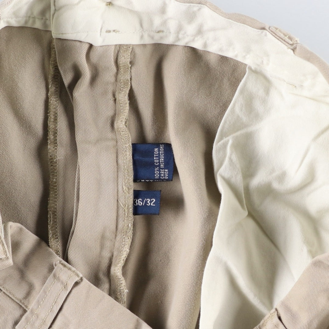 Ralph Lauren POLO by Ralph Lauren PHILIP PANT Chino pants for men, size W36 cotton Beige type Vintage Second Hand