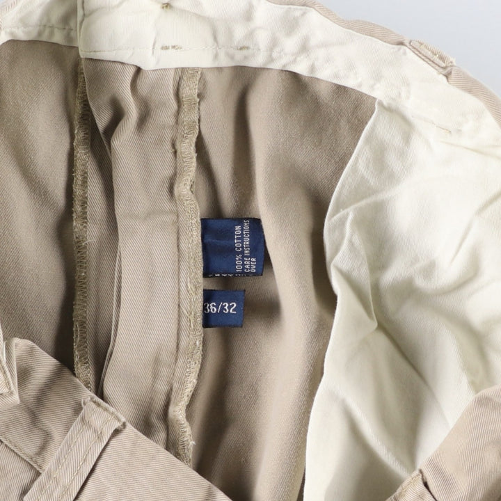 Ralph Lauren POLO by Ralph Lauren PHILIP PANT Chino pants for men, size W36 cotton Beige type Vintage Second Hand