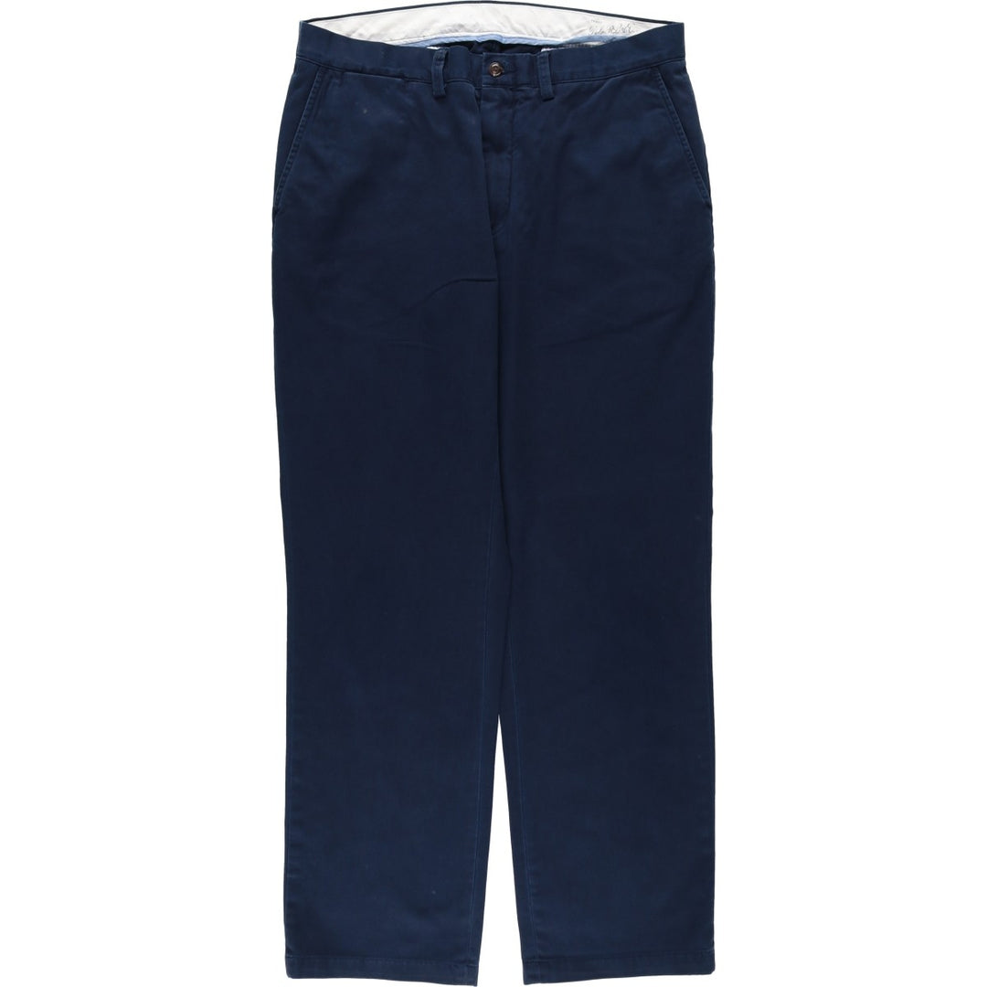 Ralph Lauren POLO RALPH LAUREN RELAXD FIT Chino Pants, Men's W36 (approx.) cotton navy blue type Vintage Second Hand