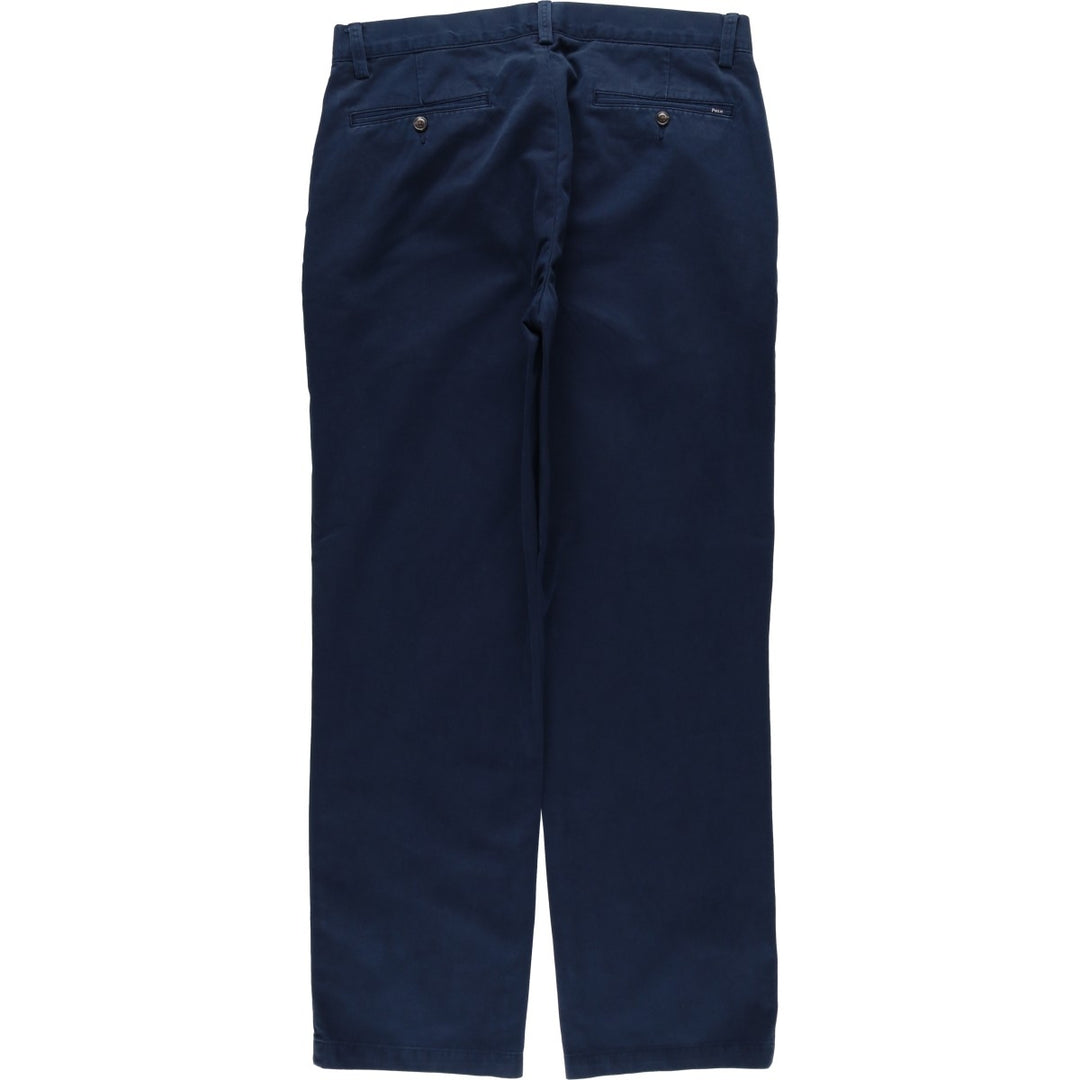 Ralph Lauren POLO RALPH LAUREN RELAXD FIT Chino Pants, Men's W36 (approx.) cotton navy blue type Vintage Second Hand
