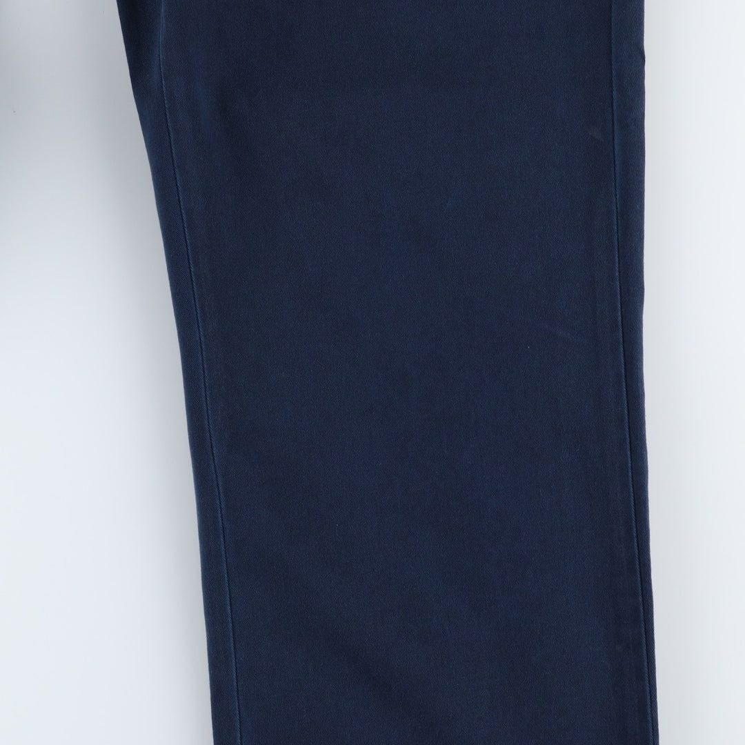 Ralph Lauren POLO RALPH LAUREN RELAXD FIT Chino Pants, Men's W36 (approx.) cotton navy blue type Vintage Second Hand