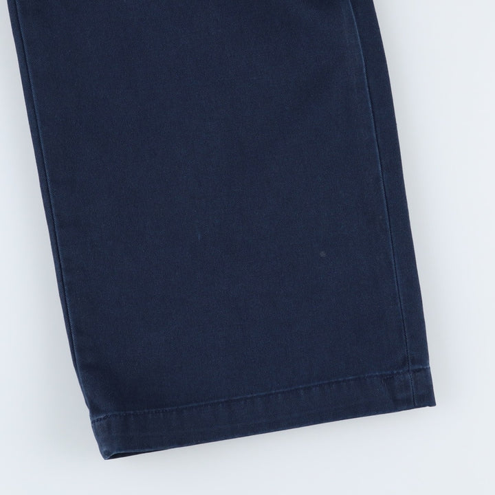 Ralph Lauren POLO RALPH LAUREN RELAXD FIT Chino Pants, Men's W36 (approx.) cotton navy blue type Vintage Second Hand