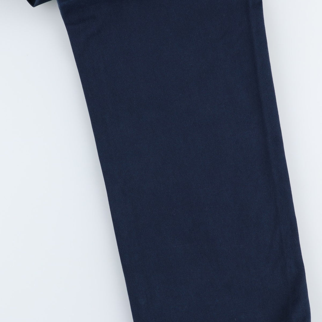 Ralph Lauren POLO RALPH LAUREN RELAXD FIT Chino Pants, Men's W36 (approx.) cotton navy blue type Vintage Second Hand