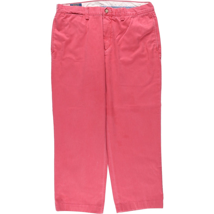 Ralph Lauren POLO RALPH LAUREN CLASSIC FIT Chino Pants, Men's Size W34 (approx.), Vintage cotton red type Vintage Second Hand