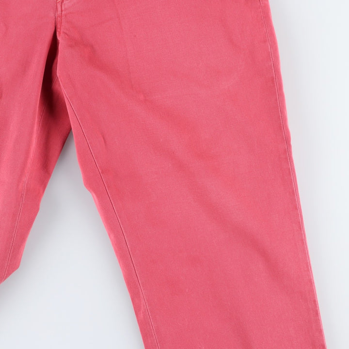 Ralph Lauren POLO RALPH LAUREN CLASSIC FIT Chino Pants, Men's Size W34 (approx.), Vintage cotton red type Vintage Second Hand