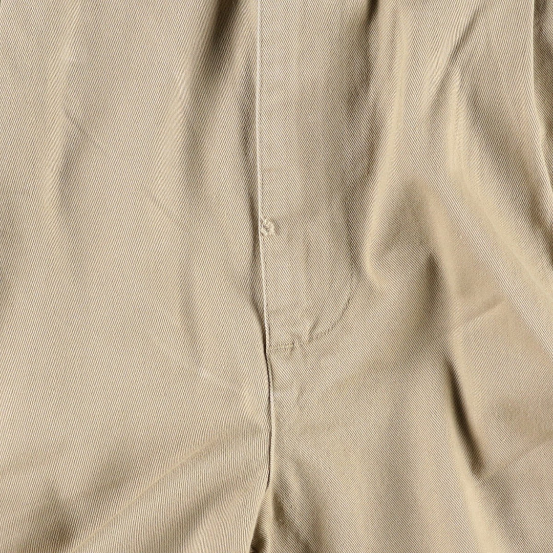Ralph Lauren POLO RALPH LAUREN Two-pleat chino pants for men, size W33 cotton Beige type Vintage Second Hand