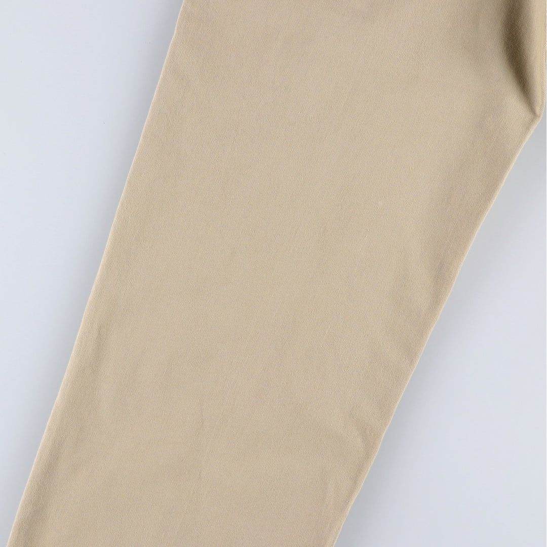 Ralph Lauren POLO RALPH LAUREN Two-pleat chino pants for men, size W33 cotton Beige type Vintage Second Hand