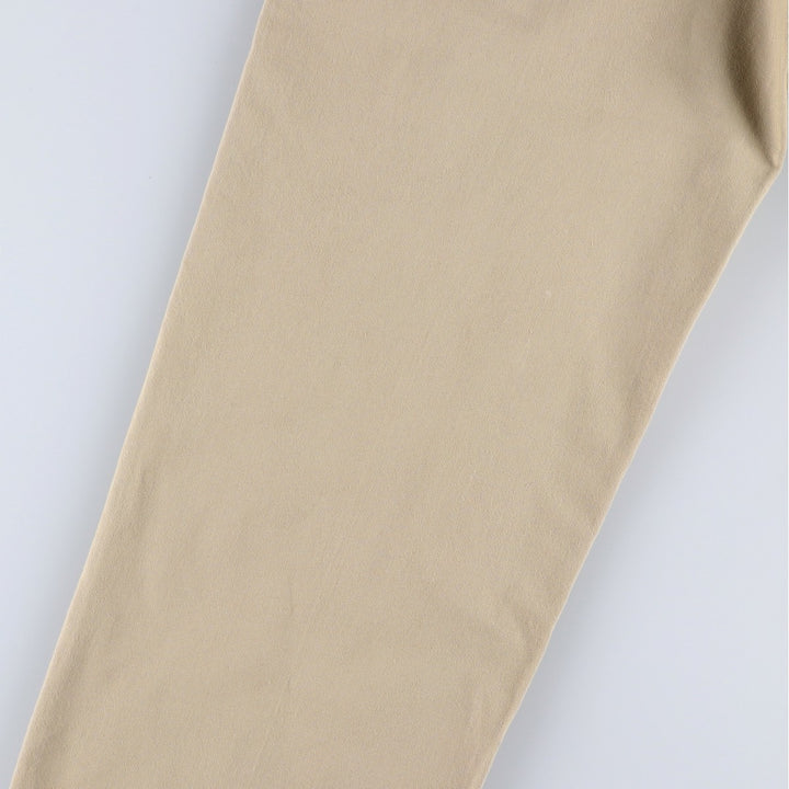 Ralph Lauren POLO RALPH LAUREN Two-pleat chino pants for men, size W33 cotton Beige type Vintage Second Hand