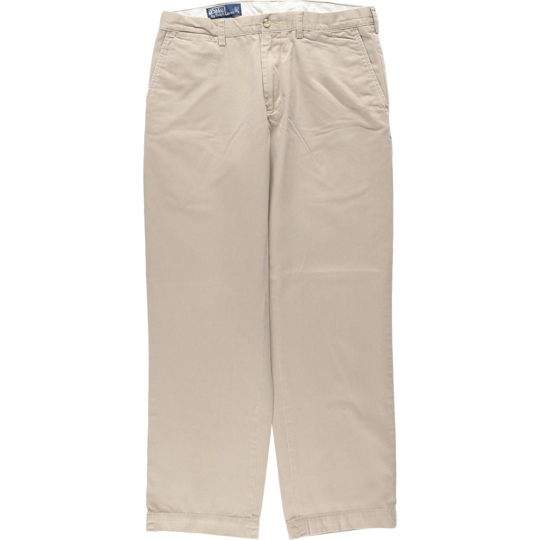 Ralph Lauren POLO by Ralph Lauren PRESTON PANT Chino pants for men, equivalent to w34 cotton Beige type Vintage Second Hand