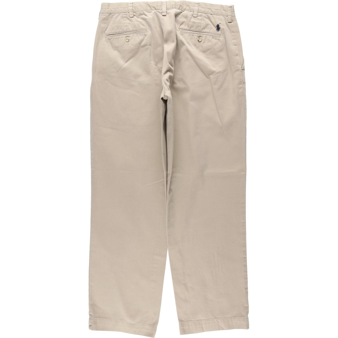 Ralph Lauren POLO by Ralph Lauren PRESTON PANT Chino pants for men, equivalent to w34 cotton Beige type Vintage Second Hand