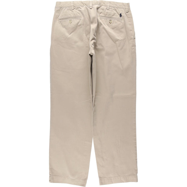 Ralph Lauren POLO by Ralph Lauren PRESTON PANT Chino pants for men, equivalent to w34 cotton Beige type Vintage Second Hand