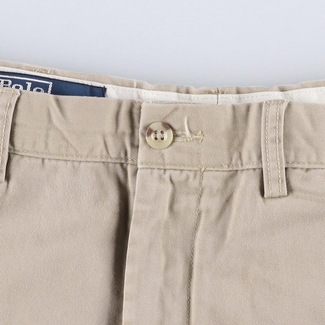 Ralph Lauren POLO by Ralph Lauren PRESTON PANT Chino pants for men, equivalent to w34 cotton Beige type Vintage Second Hand