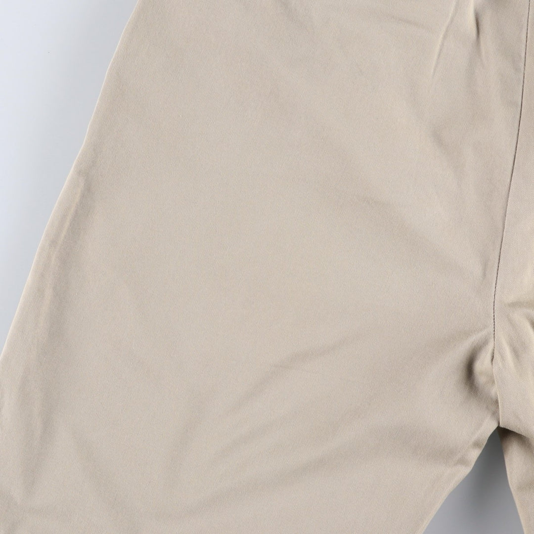 Ralph Lauren POLO by Ralph Lauren ETHAN PANT Two-pleat chino pants for men, size W34 cotton Beige type Vintage Second Hand