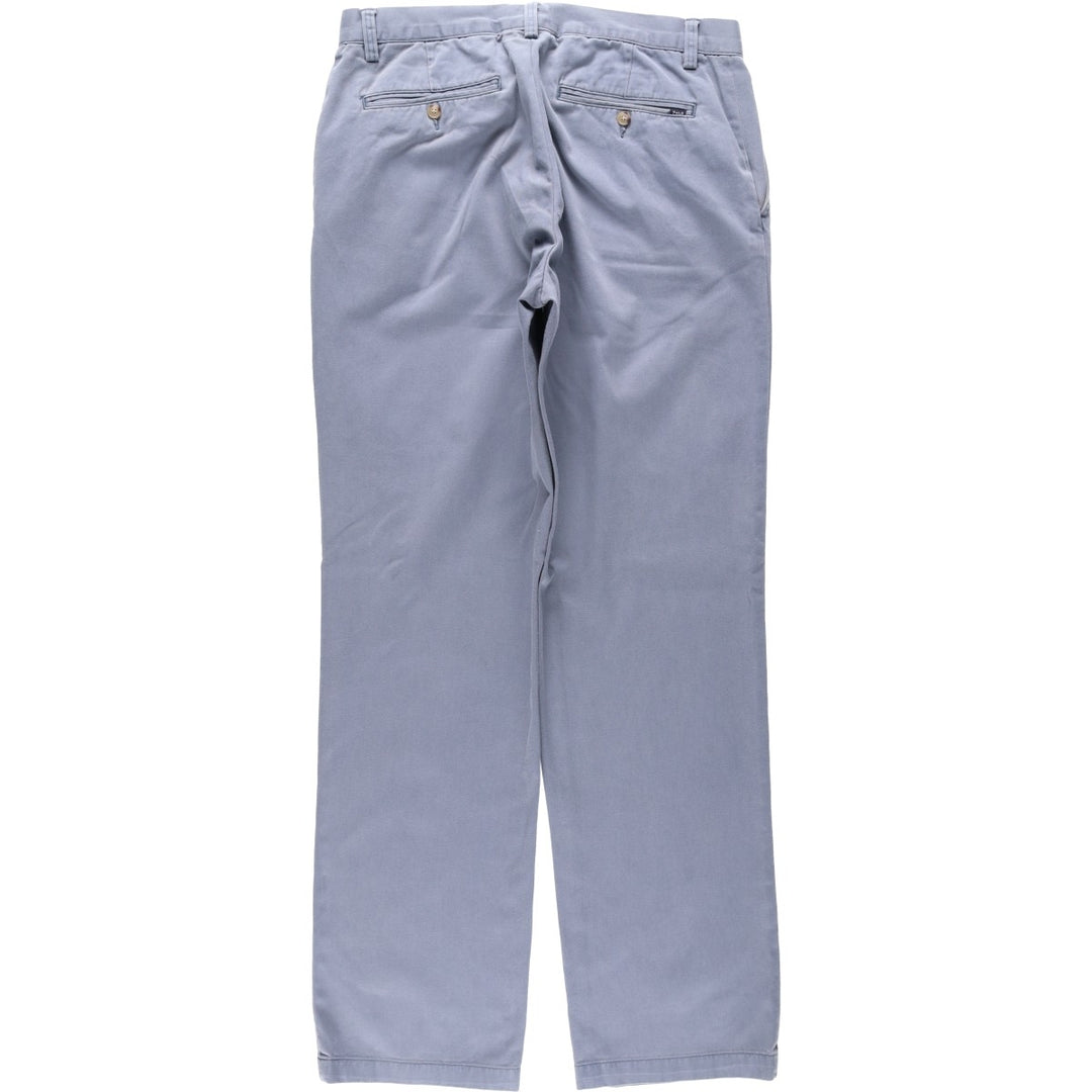 Ralph Lauren POLO RALPH LAUREN CLASSIC FIT Chino Pants, Made in Sri Lanka, Men's Size W33 (approx.) cotton Blue type light blue Vintage Second Hand