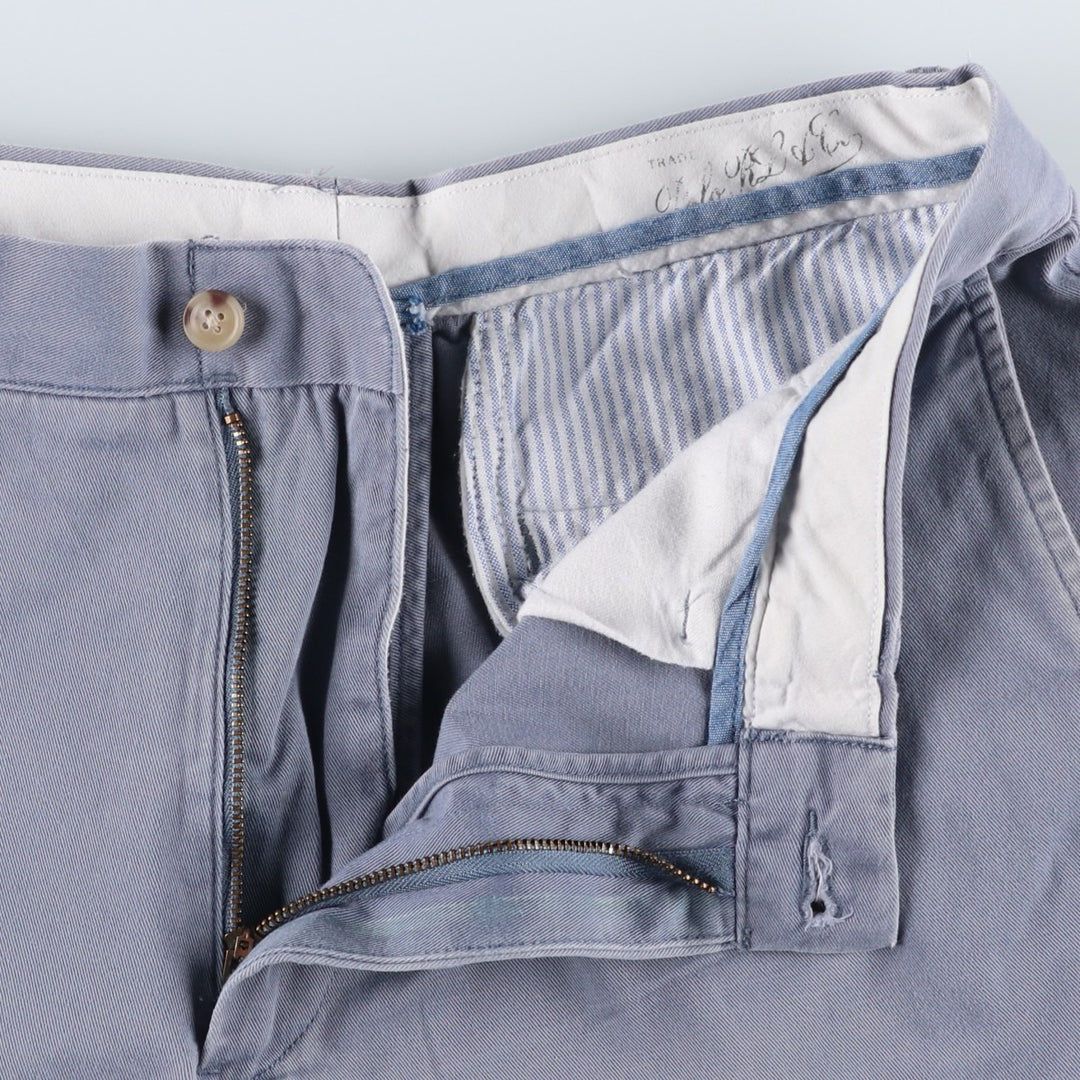 Ralph Lauren POLO RALPH LAUREN CLASSIC FIT Chino Pants, Made in Sri Lanka, Men's Size W33 (approx.) cotton Blue type light blue Vintage Second Hand