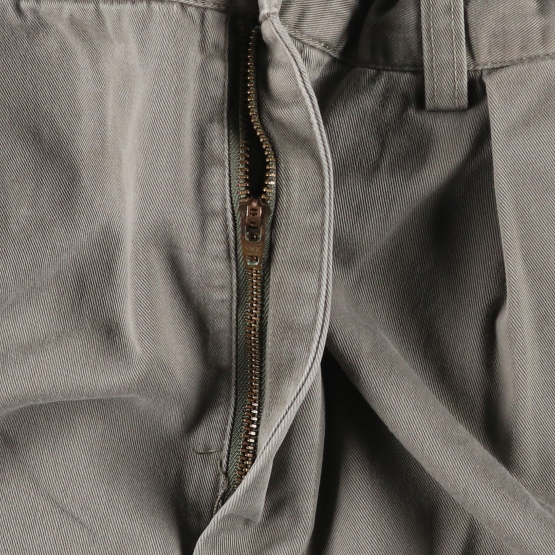 Ralph Lauren POLO by Ralph Lauren ANDREW PANT Two-pleat chino pants for men, equivalent to w36 cotton Khaki type Vintage Second Hand