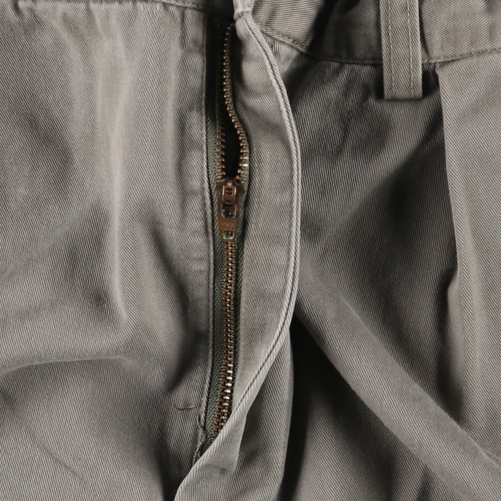 Ralph Lauren POLO by Ralph Lauren ANDREW PANT Two-pleat chino pants for men, equivalent to w36 cotton Khaki type Vintage Second Hand