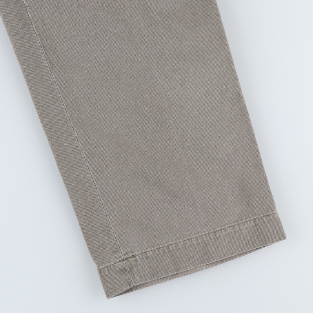 Ralph Lauren POLO by Ralph Lauren ANDREW PANT Two-pleat chino pants for men, equivalent to w36 cotton Khaki type Vintage Second Hand