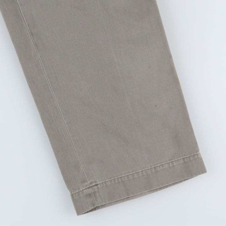 Ralph Lauren POLO by Ralph Lauren ANDREW PANT Two-pleat chino pants for men, equivalent to w36 cotton Khaki type Vintage Second Hand