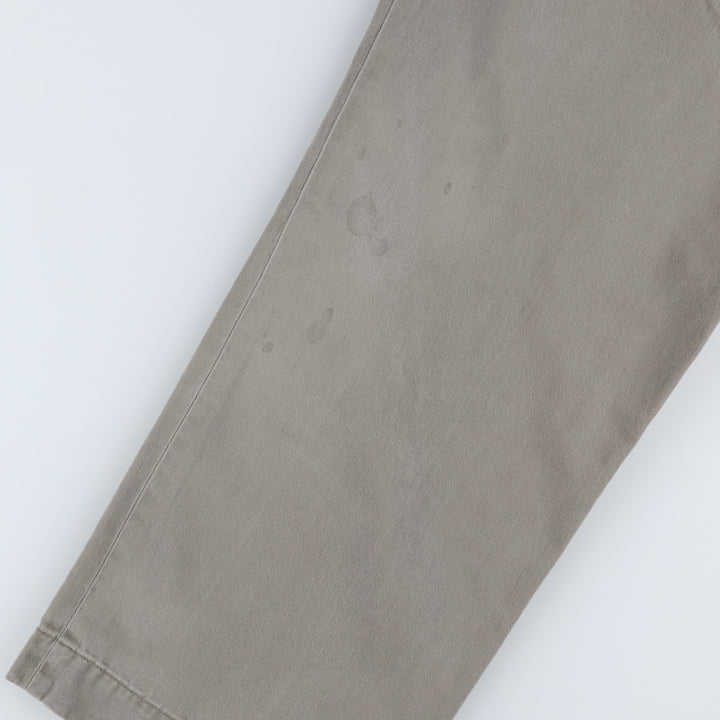 Ralph Lauren POLO by Ralph Lauren ANDREW PANT Two-pleat chino pants for men, equivalent to w36 cotton Khaki type Vintage Second Hand