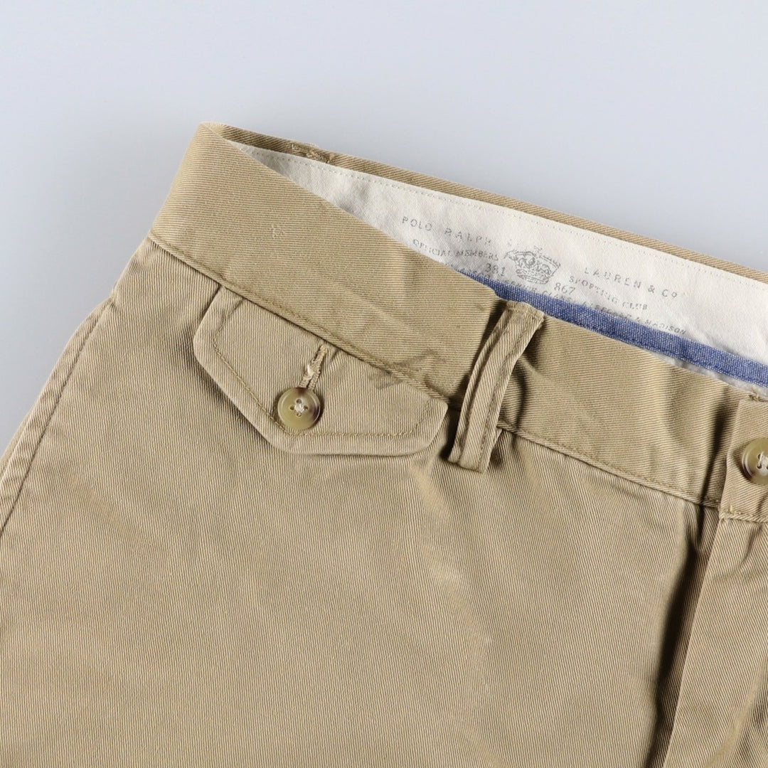 ~90'S Ralph Lauren POLO RALPH LAUREN STRAIGHT FIT Chino Pants Men's W35 (approx.) Vintage cotton Beige type Vintage Second Hand