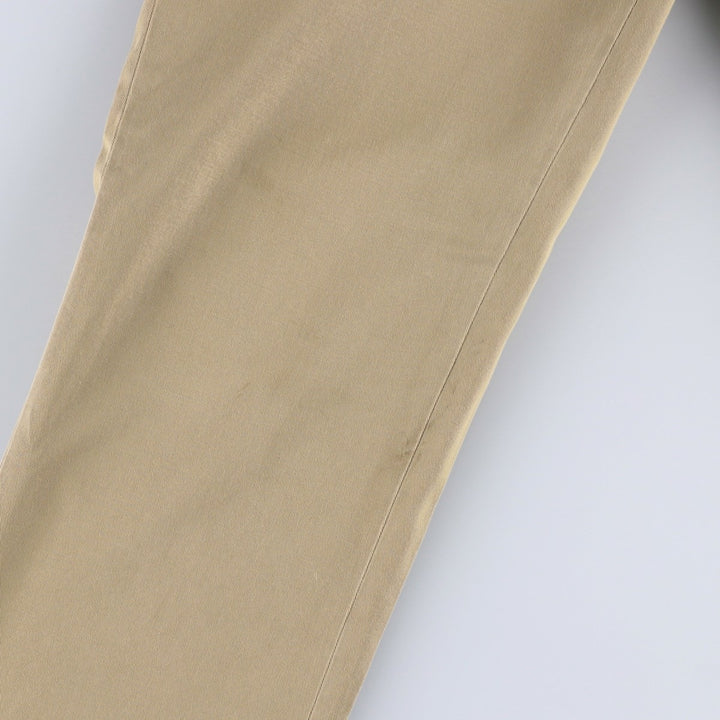 ~90'S Ralph Lauren POLO RALPH LAUREN STRAIGHT FIT Chino Pants Men's W35 (approx.) Vintage cotton Beige type Vintage Second Hand