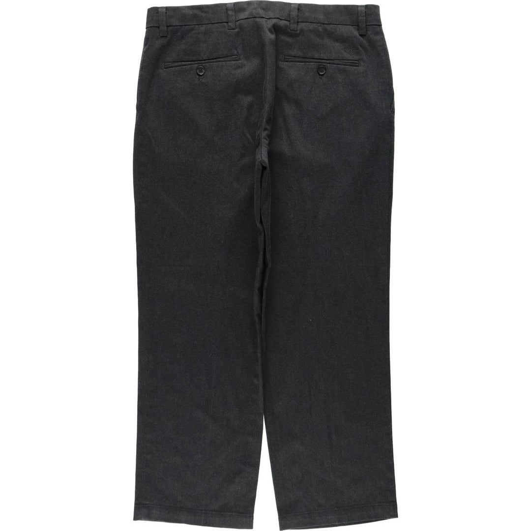 Dockers Signature Khaki Two-Pleat Slacks Pants, Men's Size W36 (approx.) cotton gray type Vintage Second Hand