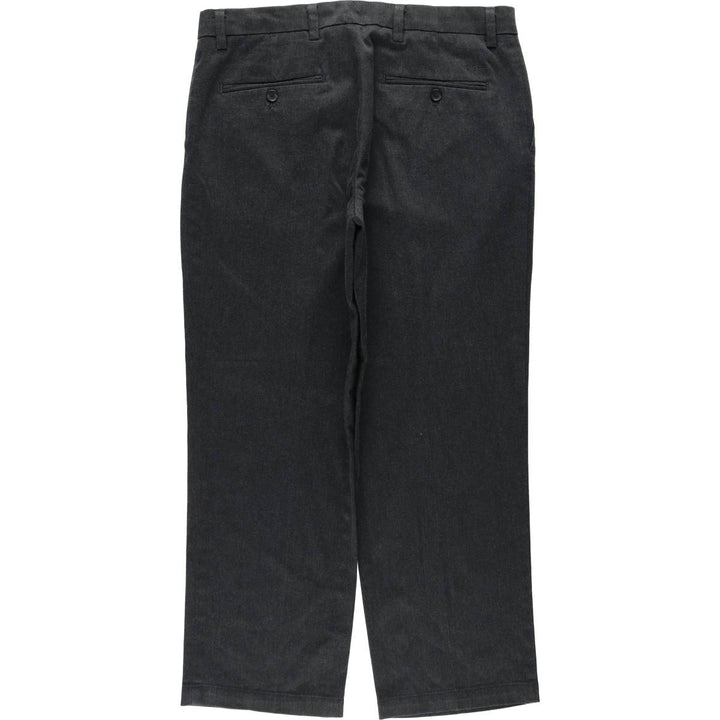 Dockers Signature Khaki Two-Pleat Slacks Pants, Men's Size W36 (approx.) cotton gray type Vintage Second Hand