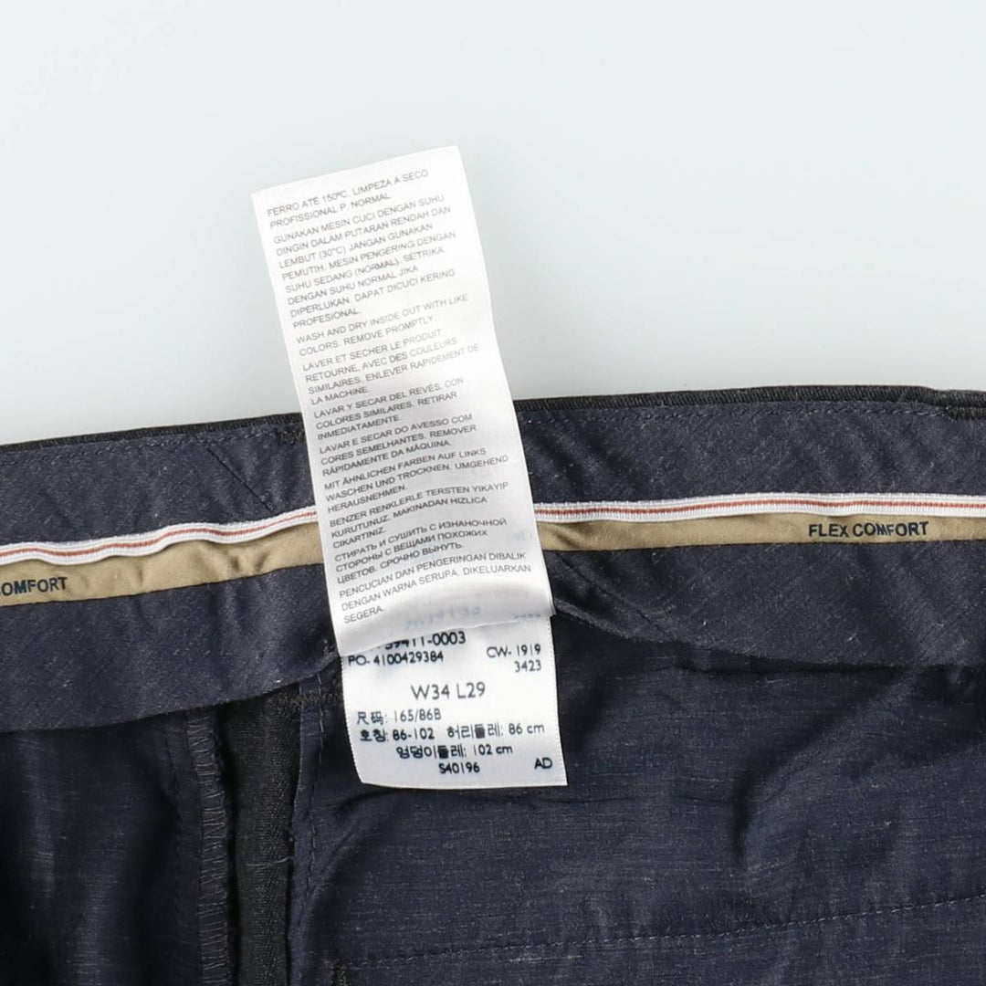 Dockers Signature Khaki Two-Pleat Slacks Pants, Men's Size W36 (approx.) cotton gray type Vintage Second Hand