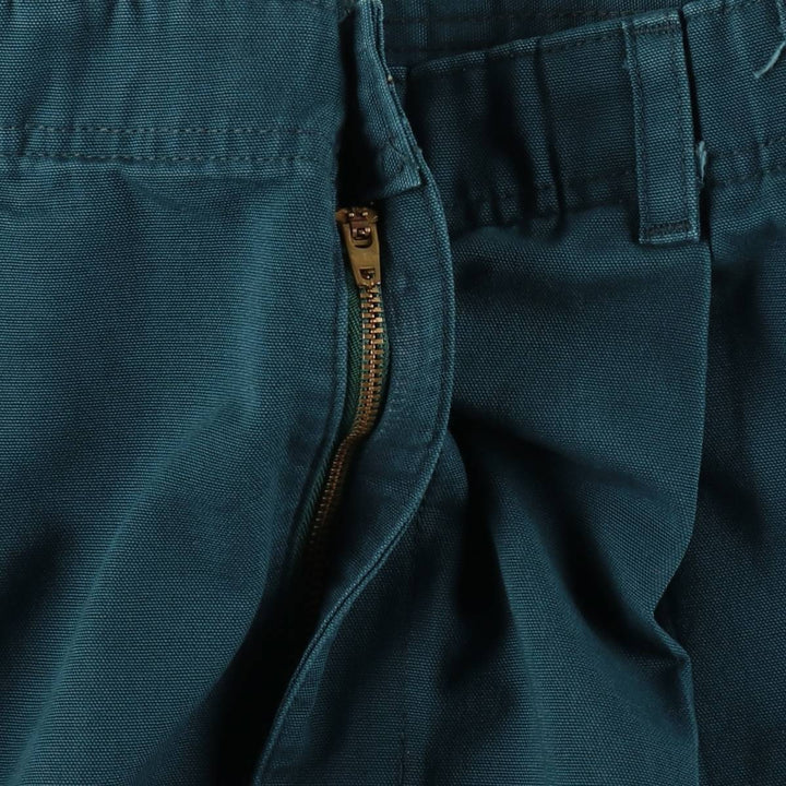 90'S Dockers Levi's Classic Fit Two-Pleat Duck Work Pants Men's W34 (approx.) Vintage cotton Green type dark green Vintage Second Hand