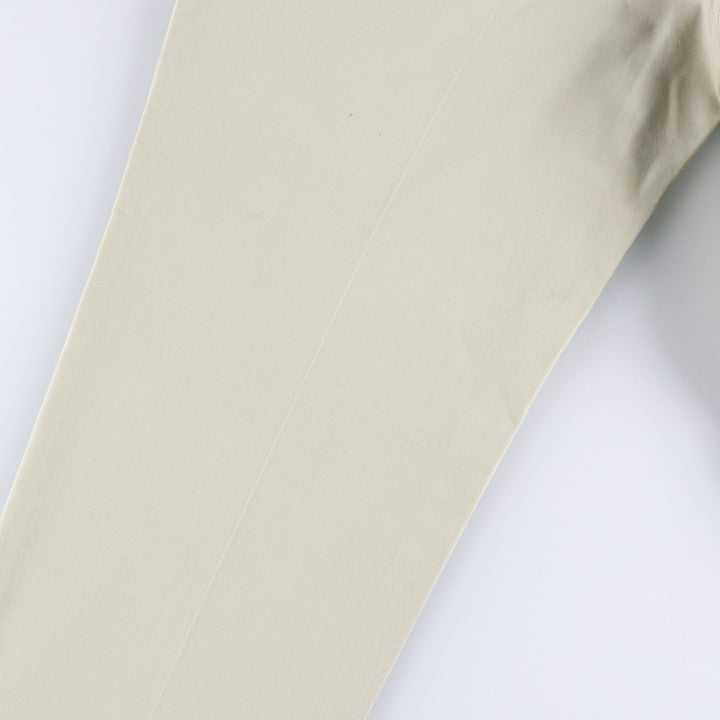 Ralph Lauren LAUREN Two-Pleat Chino Pants, Men's Size W34 (approx.) cotton ivory Vintage Second Hand