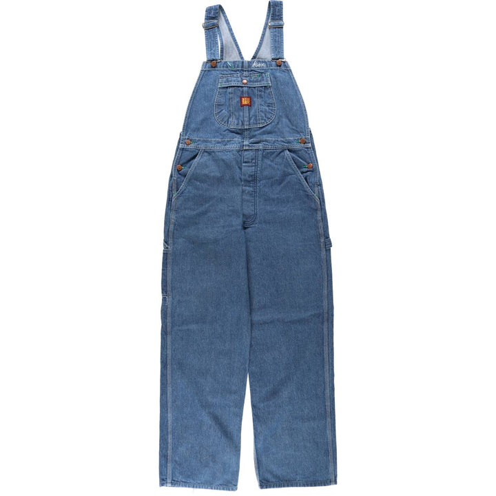 80'S Big Ben denim overalls, men's size W34 (approx.), vintage. cotton blue type Vintage Second Hand