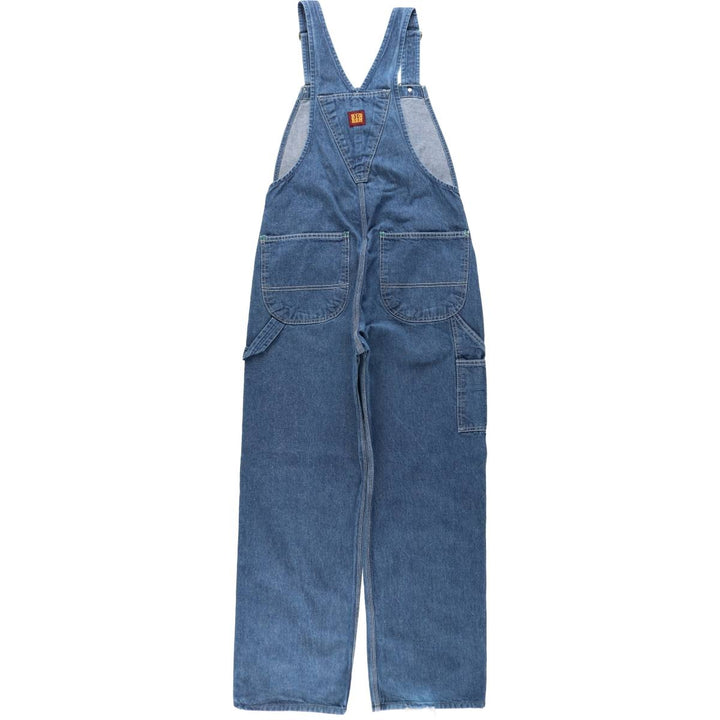 80'S Big Ben denim overalls, men's size W34 (approx.), vintage. cotton blue type Vintage Second Hand