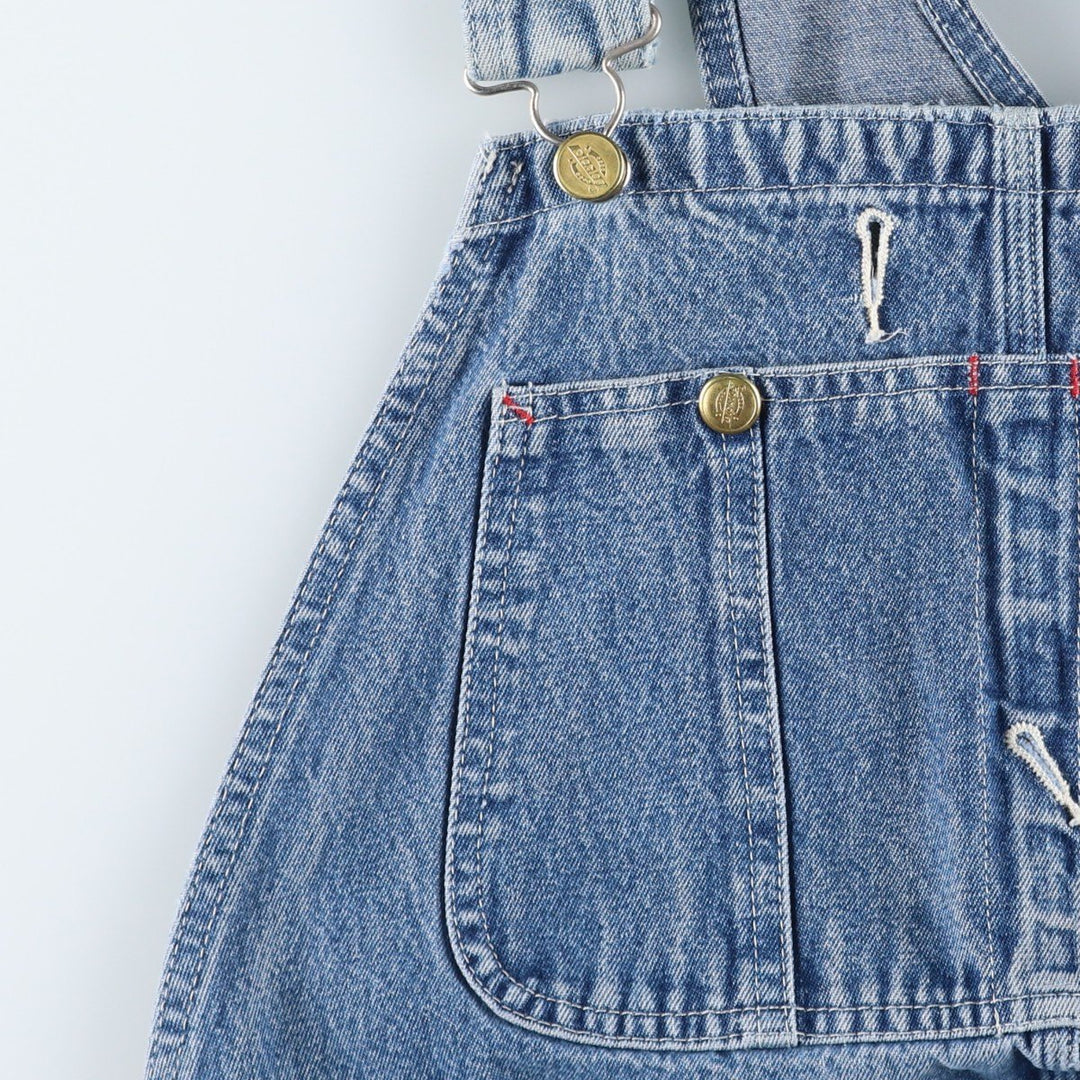Dickies denim overalls for men, equivalent to W39 cotton Blue type light blue Vintage Second Hand