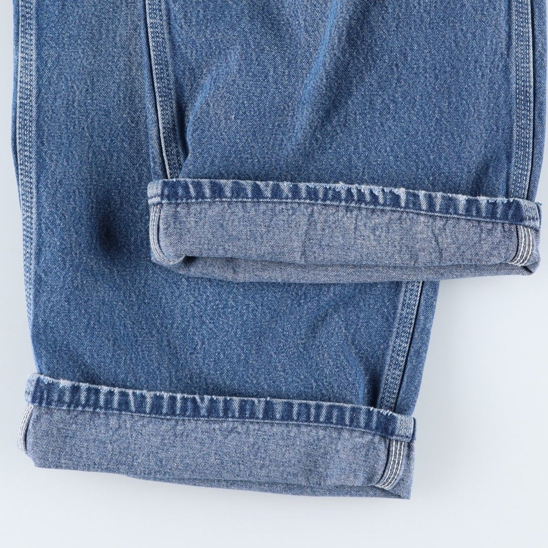 Dickies denim overalls for men, equivalent to W39 cotton Blue type light blue Vintage Second Hand