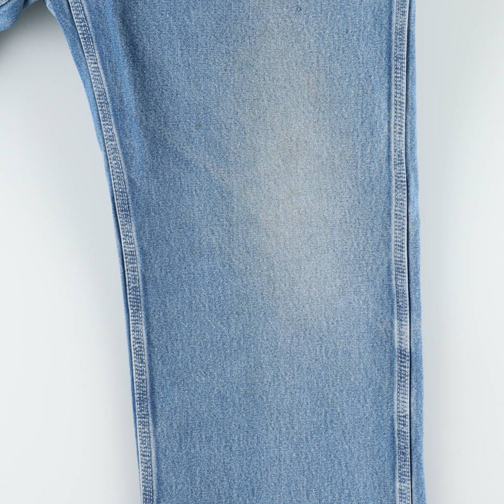 Round House denim overalls, men's size W36 (approx.) cotton blue type Vintage Second Hand