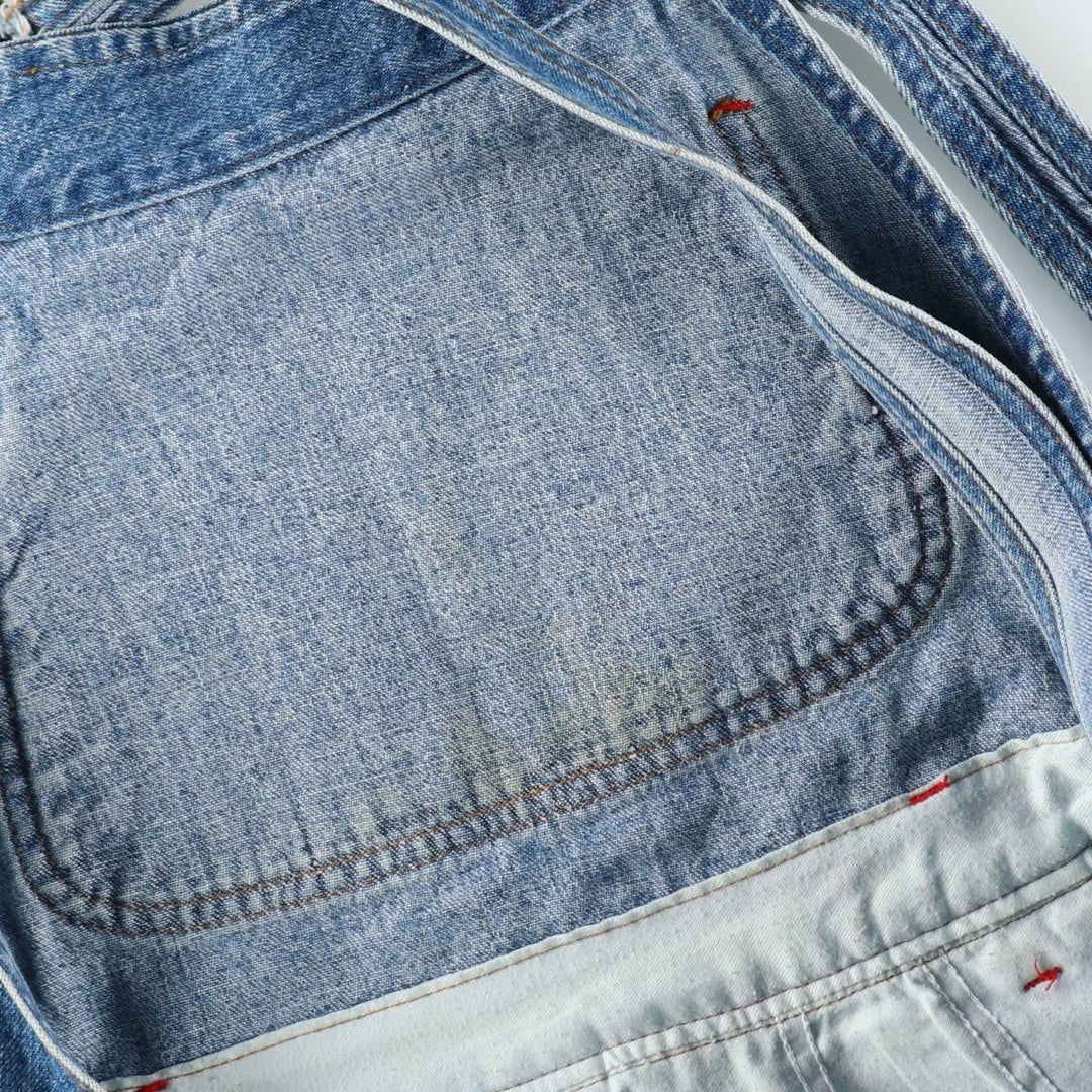 90'S Guess by Georges Marciano denim overalls, made in the USA, men's size W34 (approx.), vintage. cotton blue type Vintage Second Hand