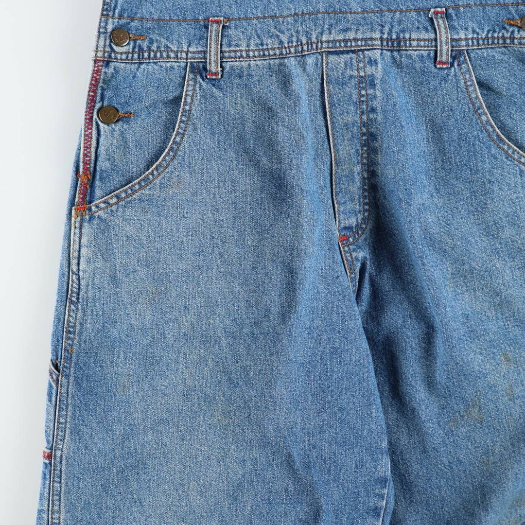 90'S Guess by Georges Marciano denim overalls, made in the USA, men's size W34 (approx.), vintage. cotton blue type Vintage Second Hand
