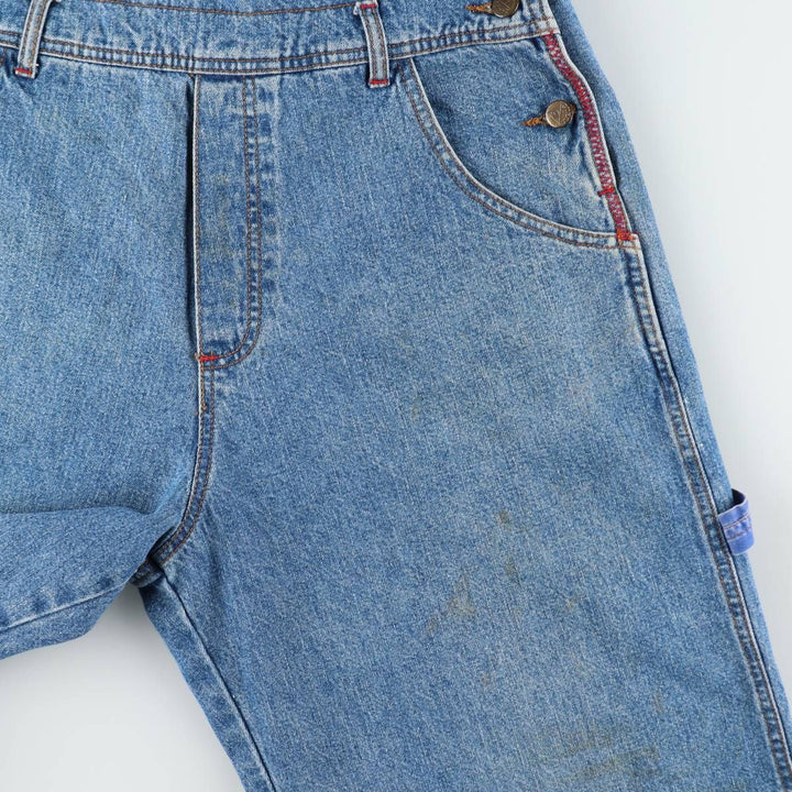 90'S Guess by Georges Marciano denim overalls, made in the USA, men's size W34 (approx.), vintage. cotton blue type Vintage Second Hand