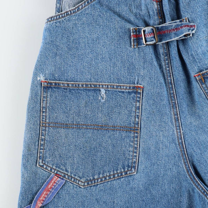 90'S Guess by Georges Marciano denim overalls, made in the USA, men's size W34 (approx.), vintage. cotton blue type Vintage Second Hand