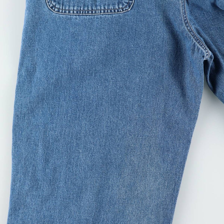 90'S GAP Old Gap Denim Overalls, Men's W38 (approx.), Vintage cotton blue type Vintage Second Hand